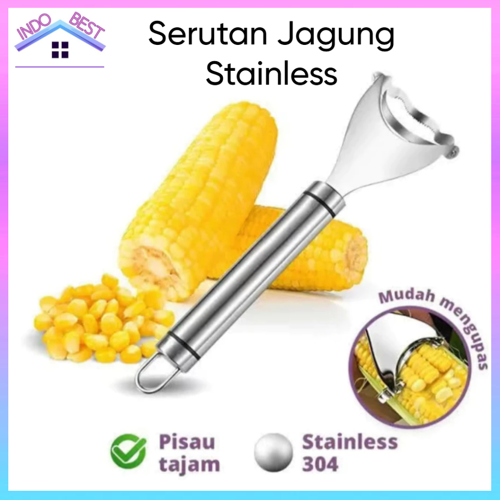 Jual Indoboss | Serutan Jagung Stainless | Parutan Alat Pengupas Biji ...