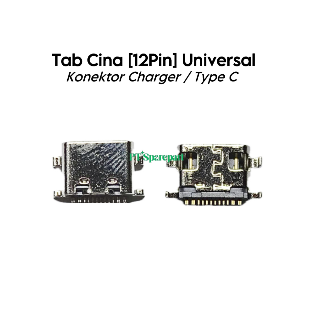 Jual Konektor Cas Tab Cina 12 PIN Universal Type C - Connector Cas ...