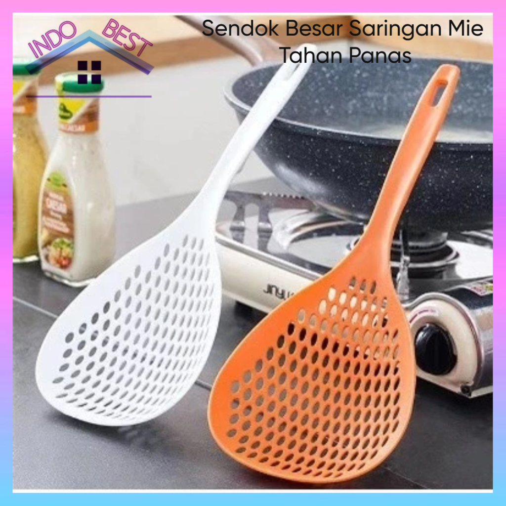 Jual Indoboss | Sendok Besar Saringan Mie Tahan Panas | Tirisan Jala ...