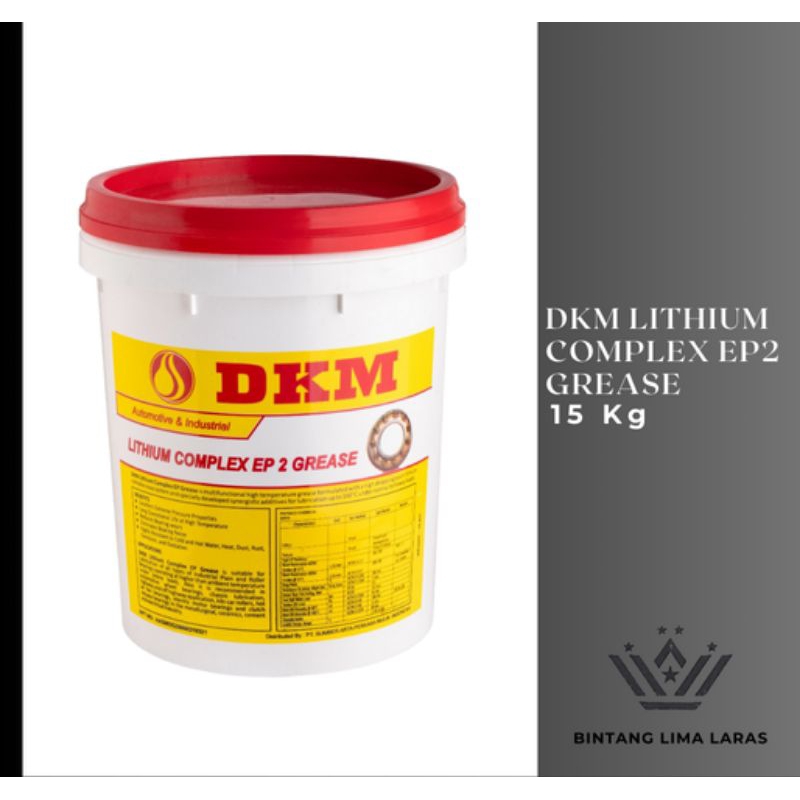 Jual DKM Lithium Complex EP Grease Red Merah 15 kg Minyak Pelumas Gemuk ...