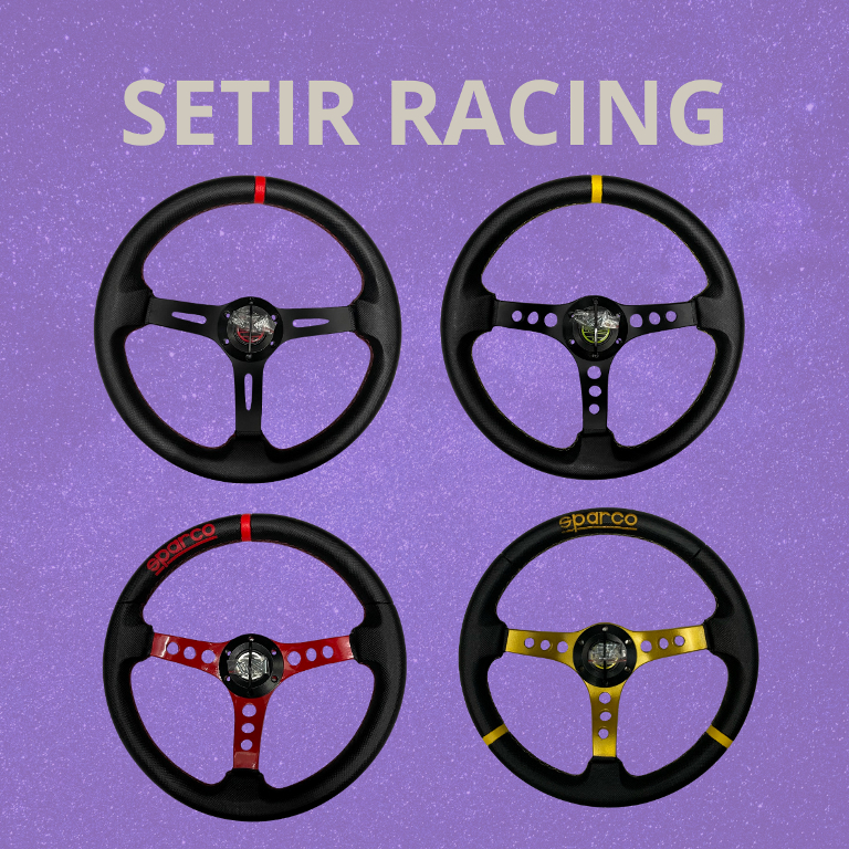 Jual SETIR RACING STIR MOBIL 14 INCH UNIVERSAL FREE BUBBLE WARP SETIR ...