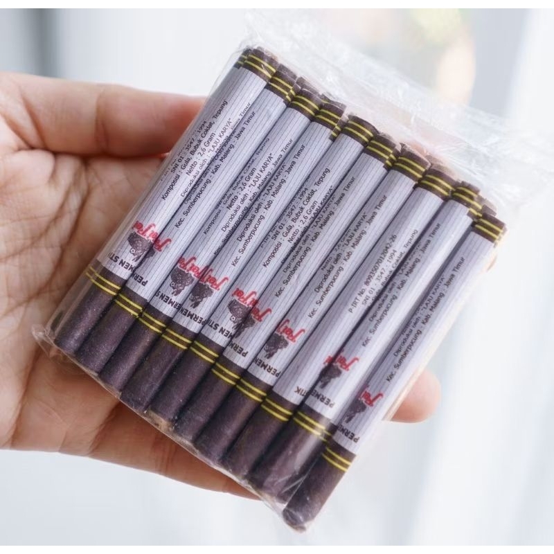 Jual 20PCS PERMEN COKLAT JADUL BENTUK ROKOK | Shopee Indonesia