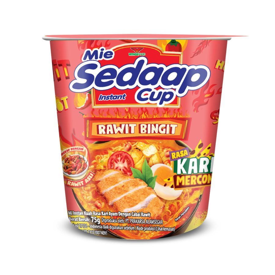 Jual Mie Sedaap Rasa Kari Mercon - Cup | Shopee Indonesia