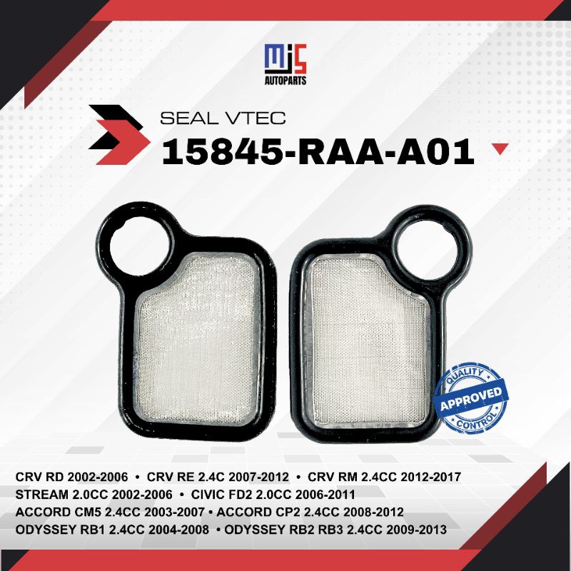 Jual Seal VTEC 15845-RAA-A01 Honda CRV Gen 2 3 4 Accord 2.4CC Civic FD ...