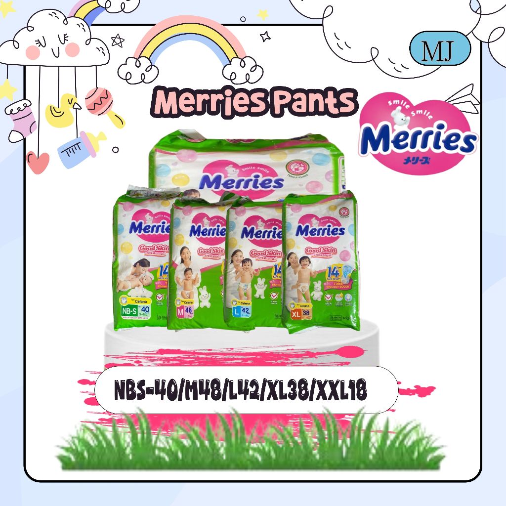 Jual MERRIES PANTS SUPER JUMBO M48/L42/XL38/XXL18 | Shopee Indonesia