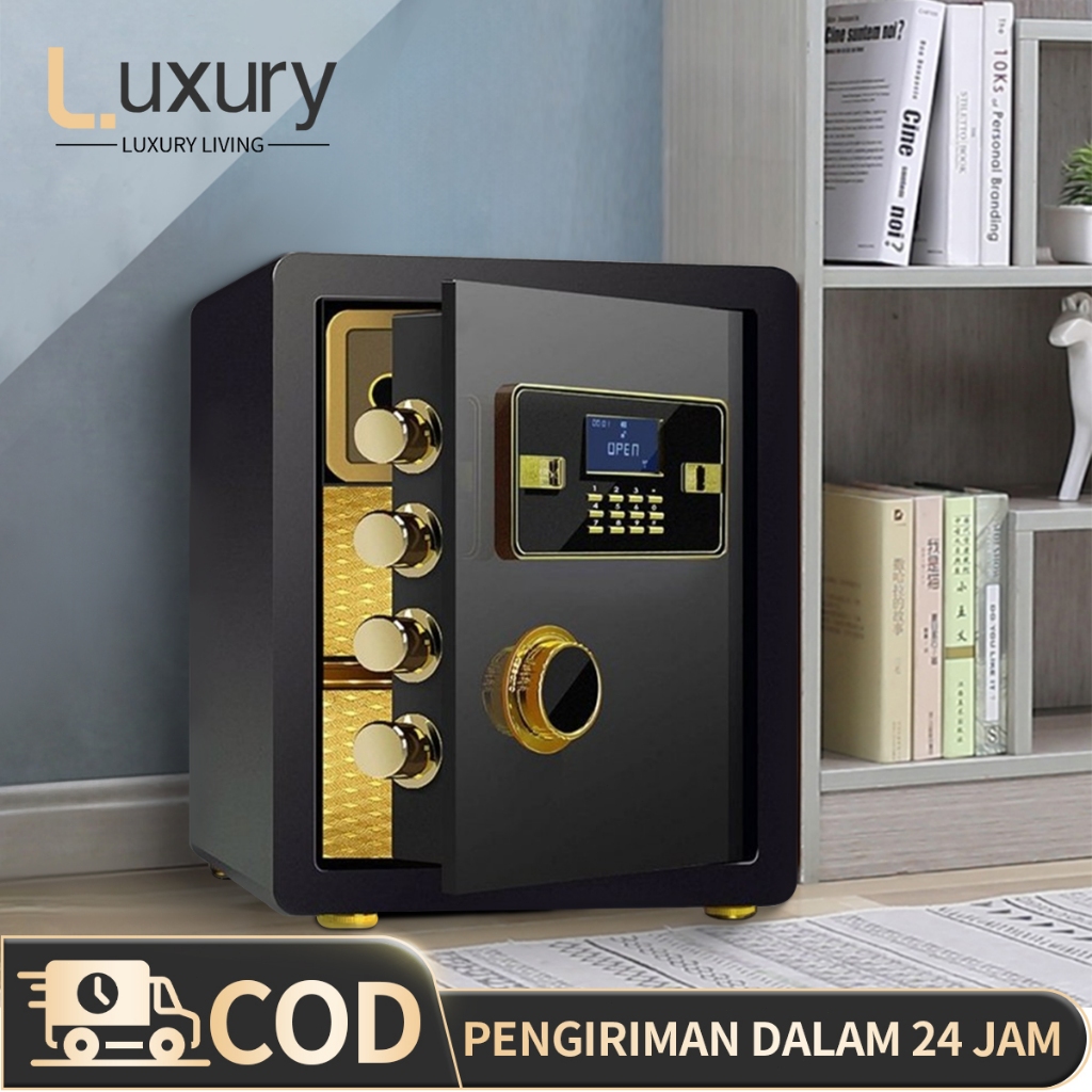 Jual LL Digital Safe Box 45/60CM Brankas Anti Air Tahan Api Besar ...