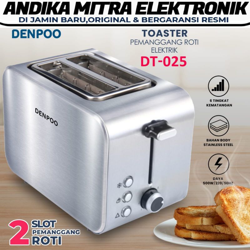 Jual Denpoo Oven Toaster Pemanggang Roti Elektrik DT 025 D | Shopee ...