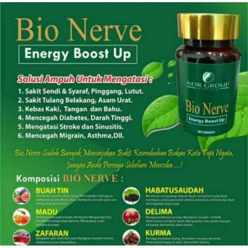 Jual Bio Nerve original NDR Group Asli Malaysia 100% original | Shopee ...