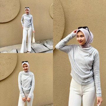 Girlfashionstory Sr April Atasan Blouse Lengan Panjang