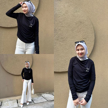 Girlfashionstory Sr April Atasan Blouse Lengan Panjang