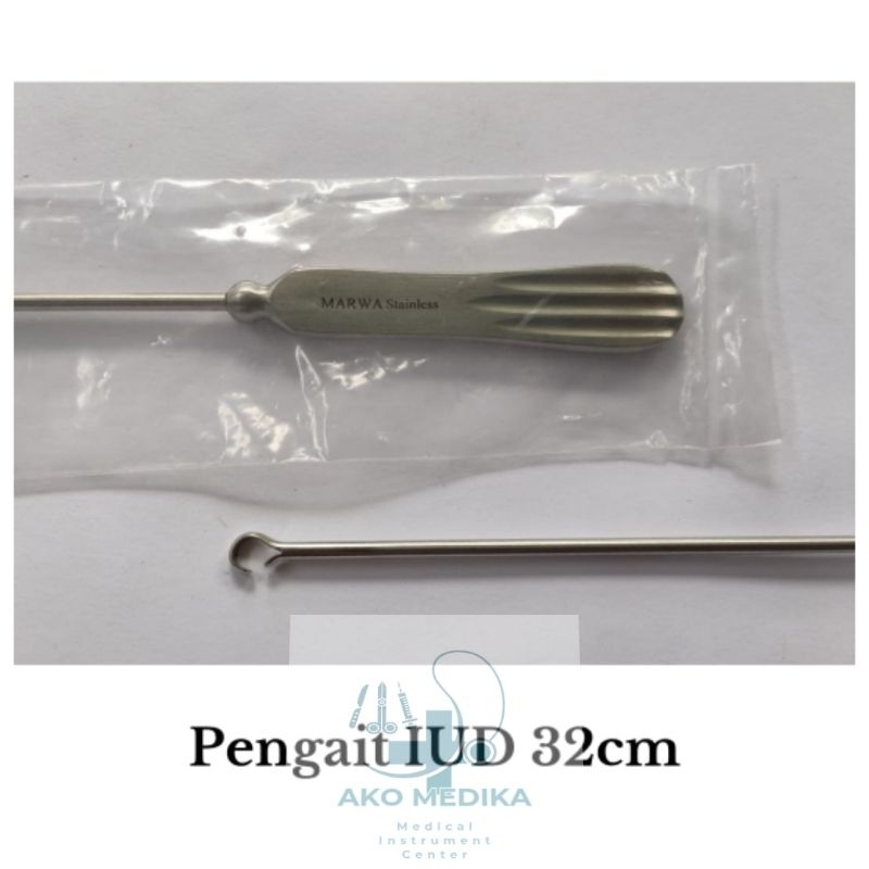 Jual Pengait IUD 32 cm MARWA Stainless Steel / String Retriever 32cm ...
