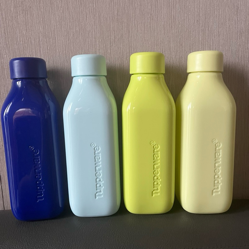 botol Tupperware kotak 500 ml/ ECO square 500 ml ecer