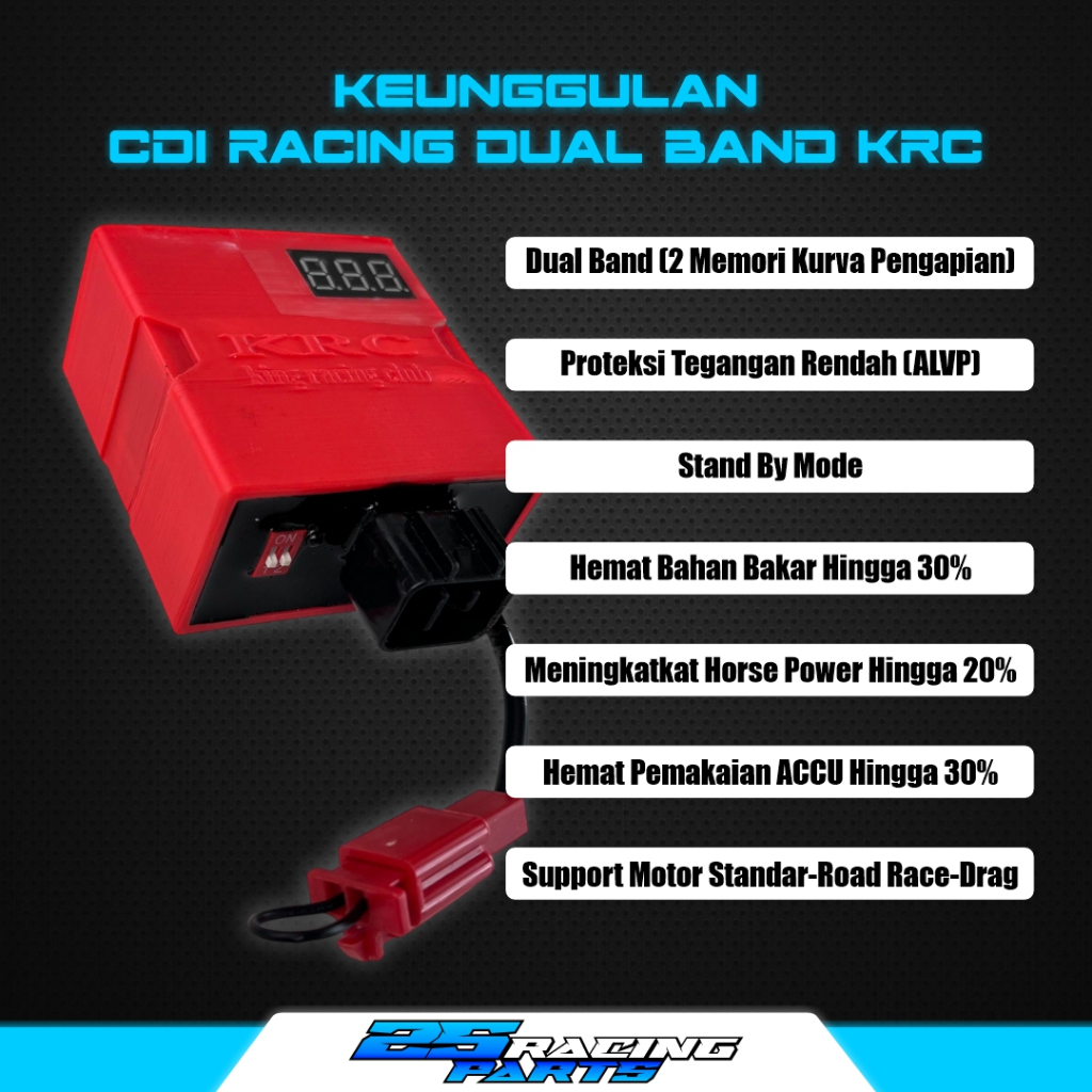 Jual CDI Racing Mio Sporty karbu Jupiter - Mio Soul karbu/Mio Smile ...