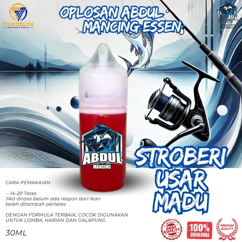 Jual Abdul Mancing - Essen ikan mas babon rame strobery usar madu 30ML ...