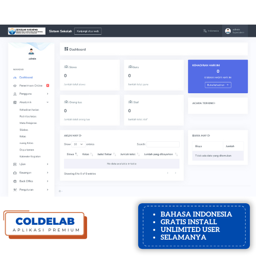 Jual Source Code Aplikasi ERP Untuk Sekolah PHP | Shopee Indonesia