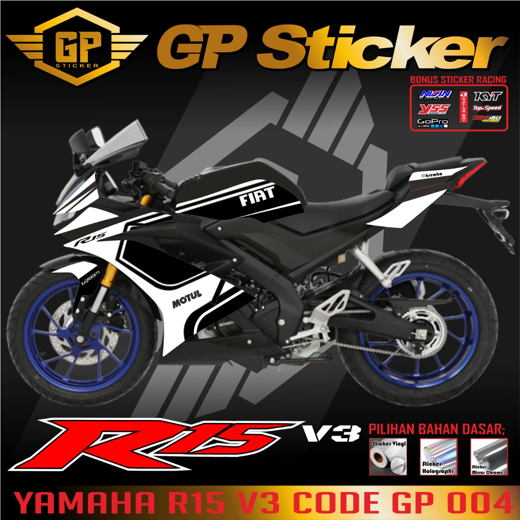 Jual Striping Yamaha R15 V3 - Sticker Striping Yamaha R15 V3 Desain ...