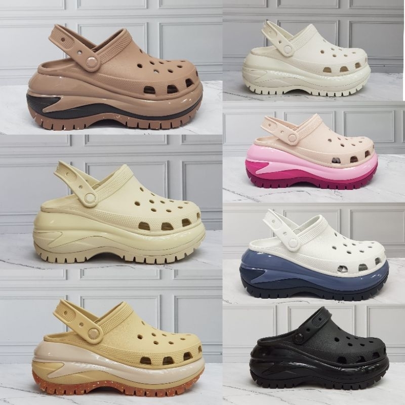 Jual Crocs / Crocs Mega Clog / Sepatu Sandal Wanita Crocs Mega Clog ...
