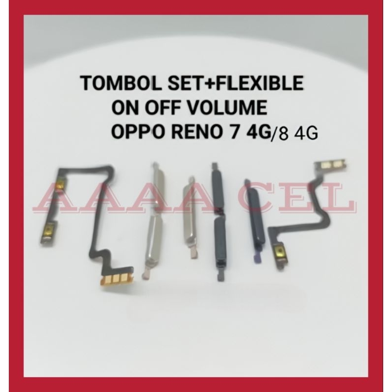 Jual FLEXIBLE ATAU TOMBOL DALAM+TOMBOL LUAR ON/OF+VOLUME OPPO RENO 7 4G ...