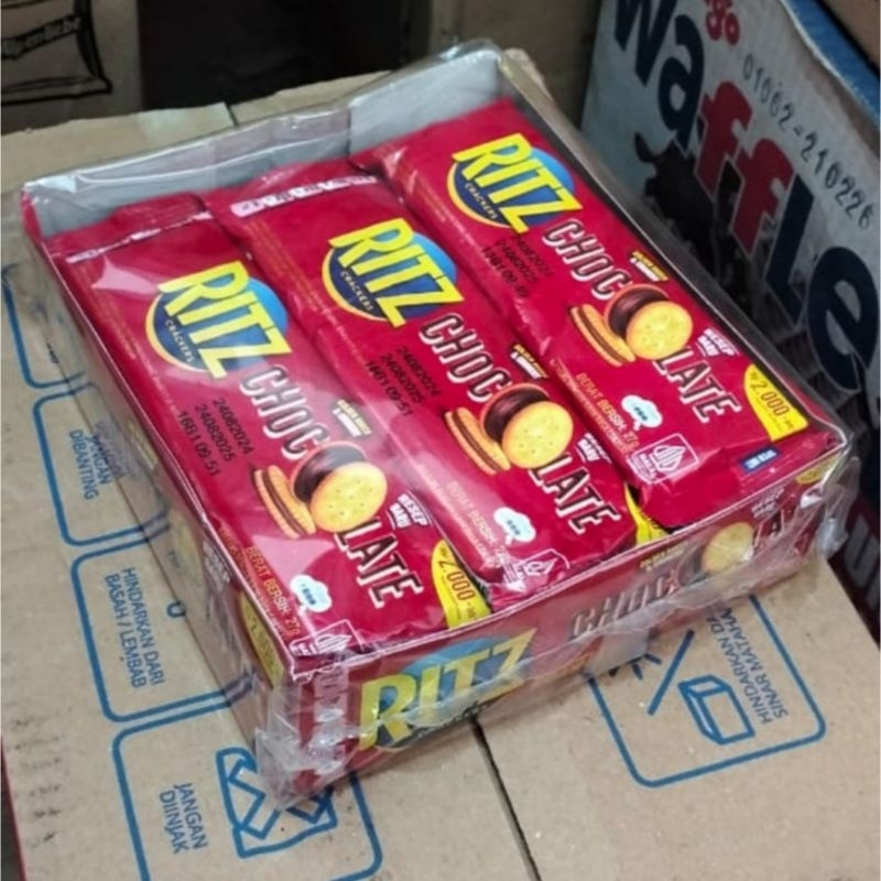 Jual Ritz crackers keju coklat Sandwich isi 12pc | Shopee Indonesia
