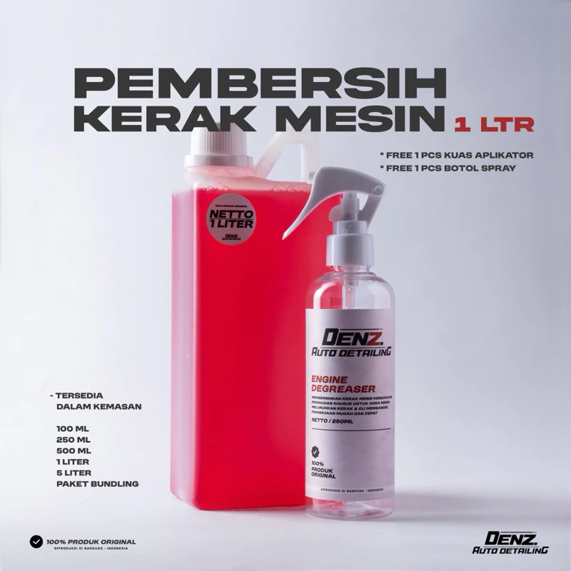 Rahasia Mesin Bersih Seperti Baru dengan Engine Degreaser Denz Autodetailing