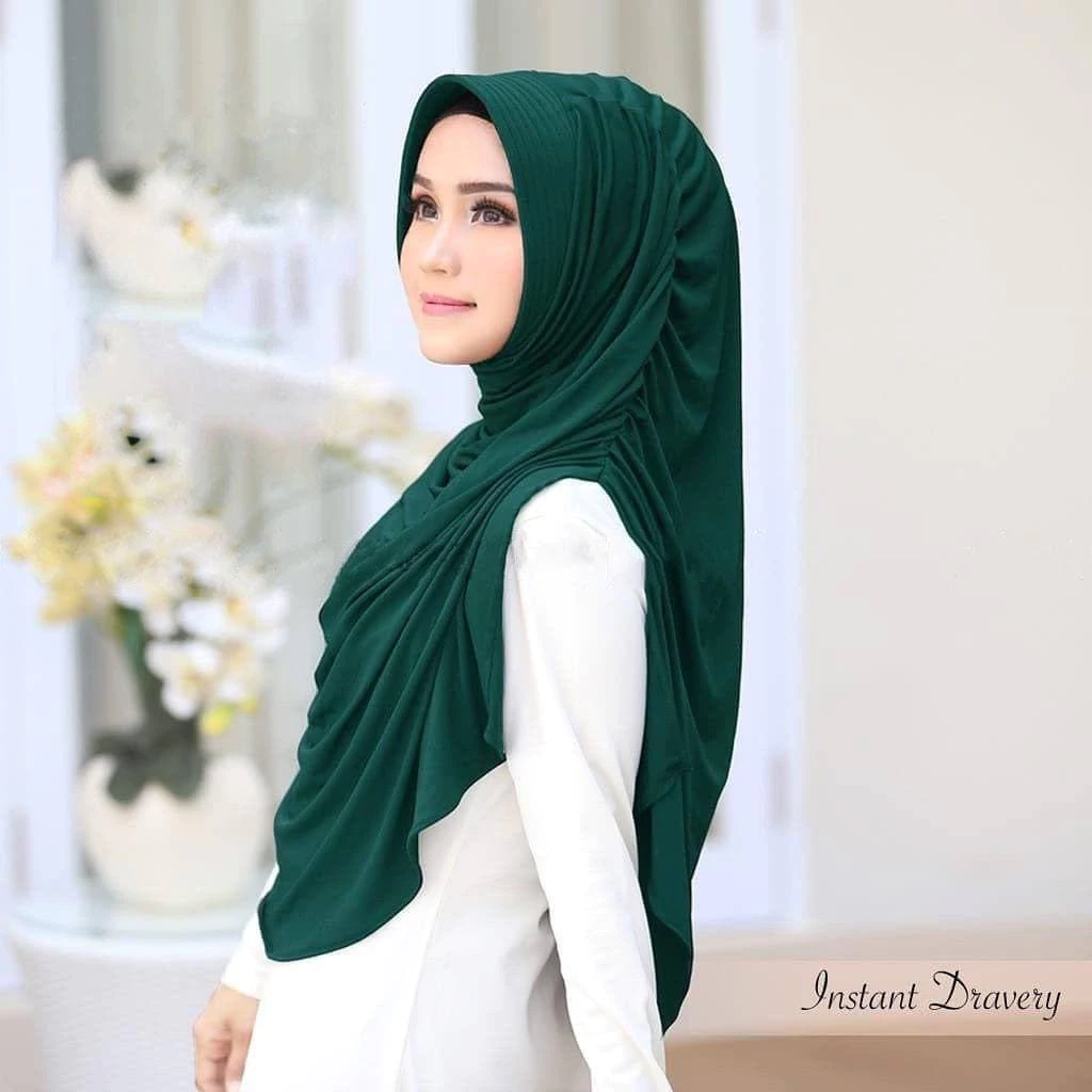 Detail hijab - tampak depan