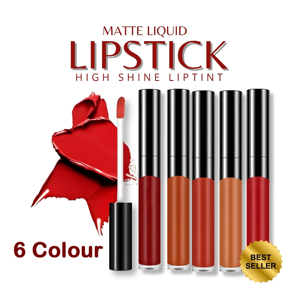 Lipstik Lip Cream Matte Velvet Lipstik Pemerah Bibir Tahan Lama | AutoStock