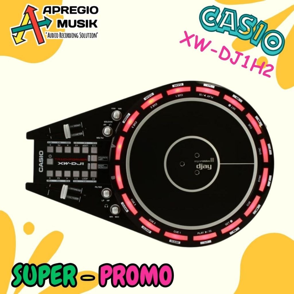 [未使用]CASIO XW-H2 Jual Casio XW DJ1 H2 / XW-DJ1H2 / XWDJ1 H2 DJ Controller