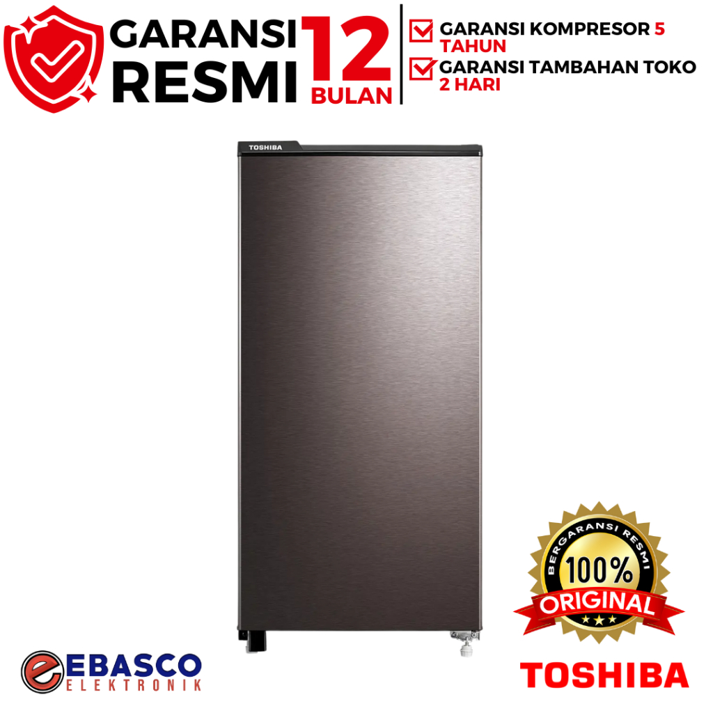 Jual TOSHIBA KULKAS 1 PINTU GR RD 196 CC Kapasitas 150L Easy Defrosting