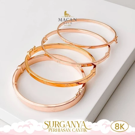 Gold Yellow Gold for Bangle Kadar 8