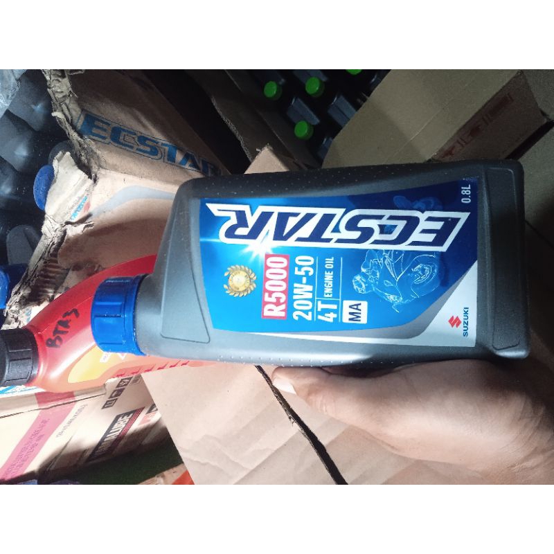 Jual OLI MESIN SUZUKI ECSTAR R500 SAE 20W-50 0.8 Liter | Shopee Indonesia