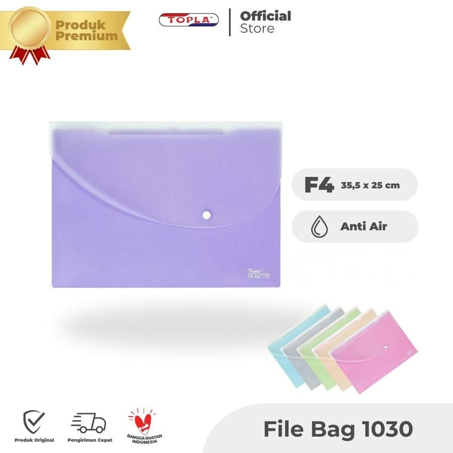 Jual File Bag F4 Topla 1030 Pastel ( Map Folio Premium Aesthetic Depan ...