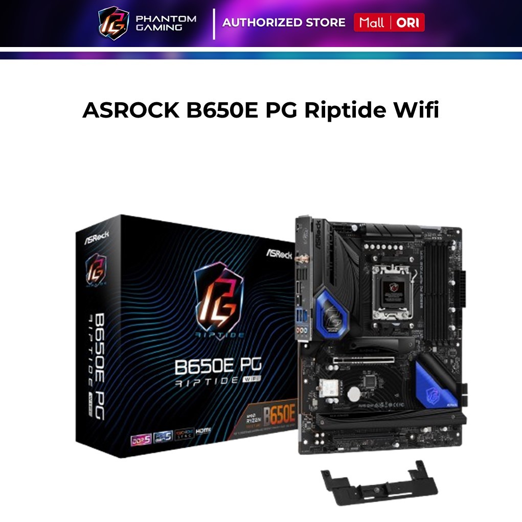 Jual ASROCK Motherboard AMD B650E PG Riptide Wifi | Shopee Indonesia