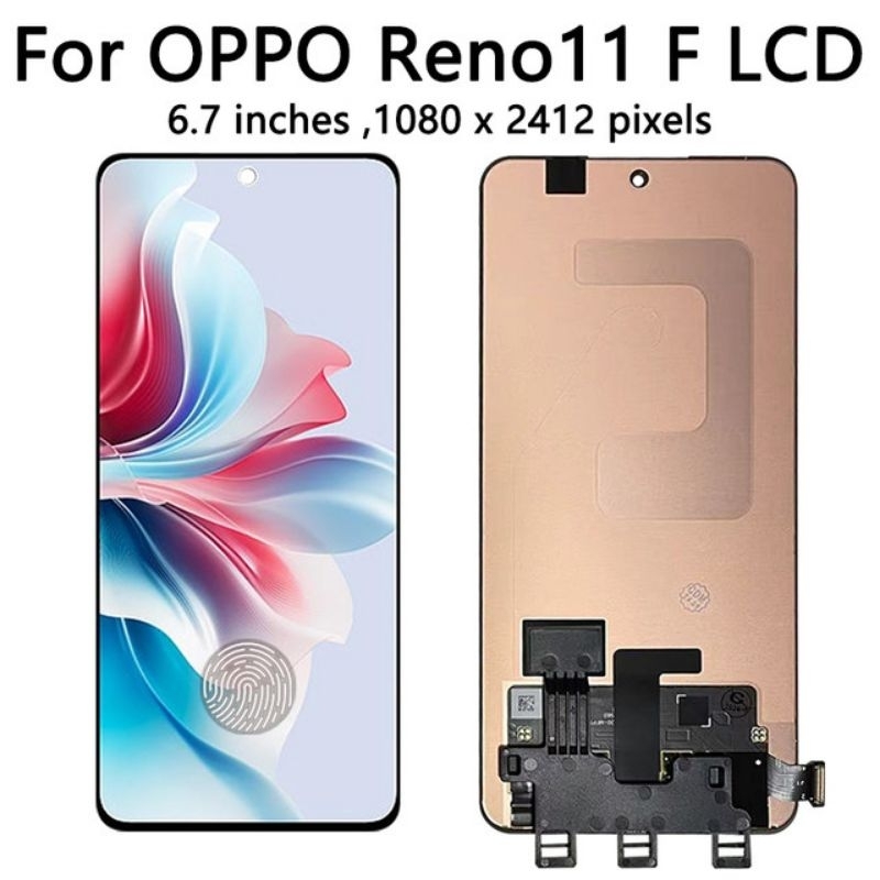 Jual LCD FULLSET AMOLED RENO 11F 5G / CPH2603 ORIGIN FINGERPRINT ...