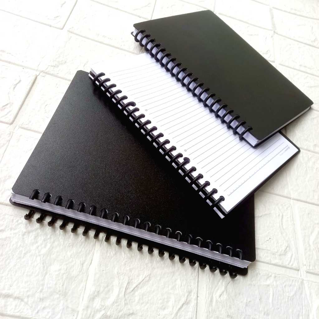 Jual Binder Mika Tebal Polos Ring Plastik Buka Tutup Set Isi Hvs 100 ...