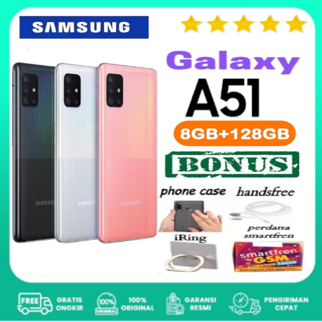 Jual Samsung Galaxy A51 8GB/128GB A 51 8/128GB 8/128 Resmi