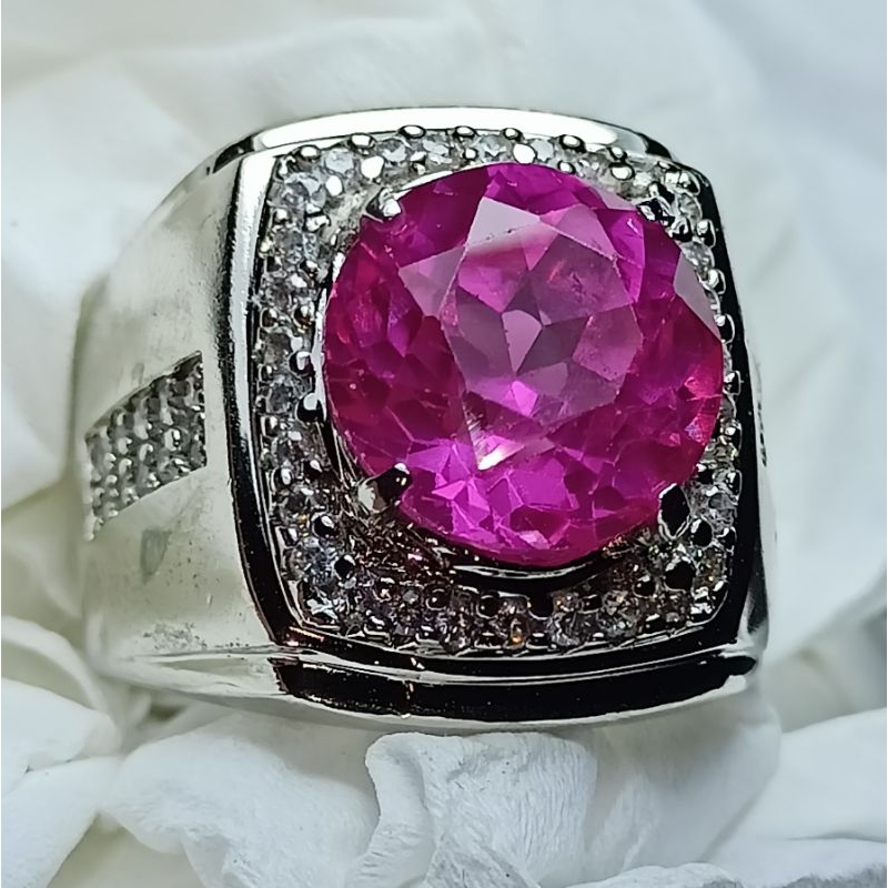 Jual BATU RUBY MERAH DELIMA SIAM ROSE BANGKOK ASLI MEWAH | Shopee Indonesia
