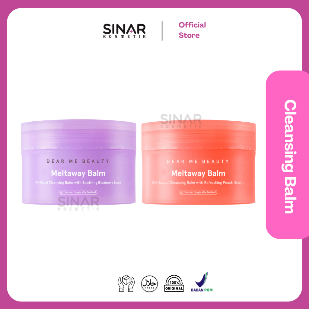 Jual Dear Me Beauty 30 Second Meltaway Balm Peach / Blueberry ...
