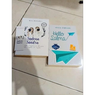 OBRAL BUKU MURAH ORIGINAL / NOVEL REMAJA / 1 PAKET 2 BUKU / SADENA DAN SANDRA / HELLO SALMA / ROMANCE / DEWASA / FIKSI /