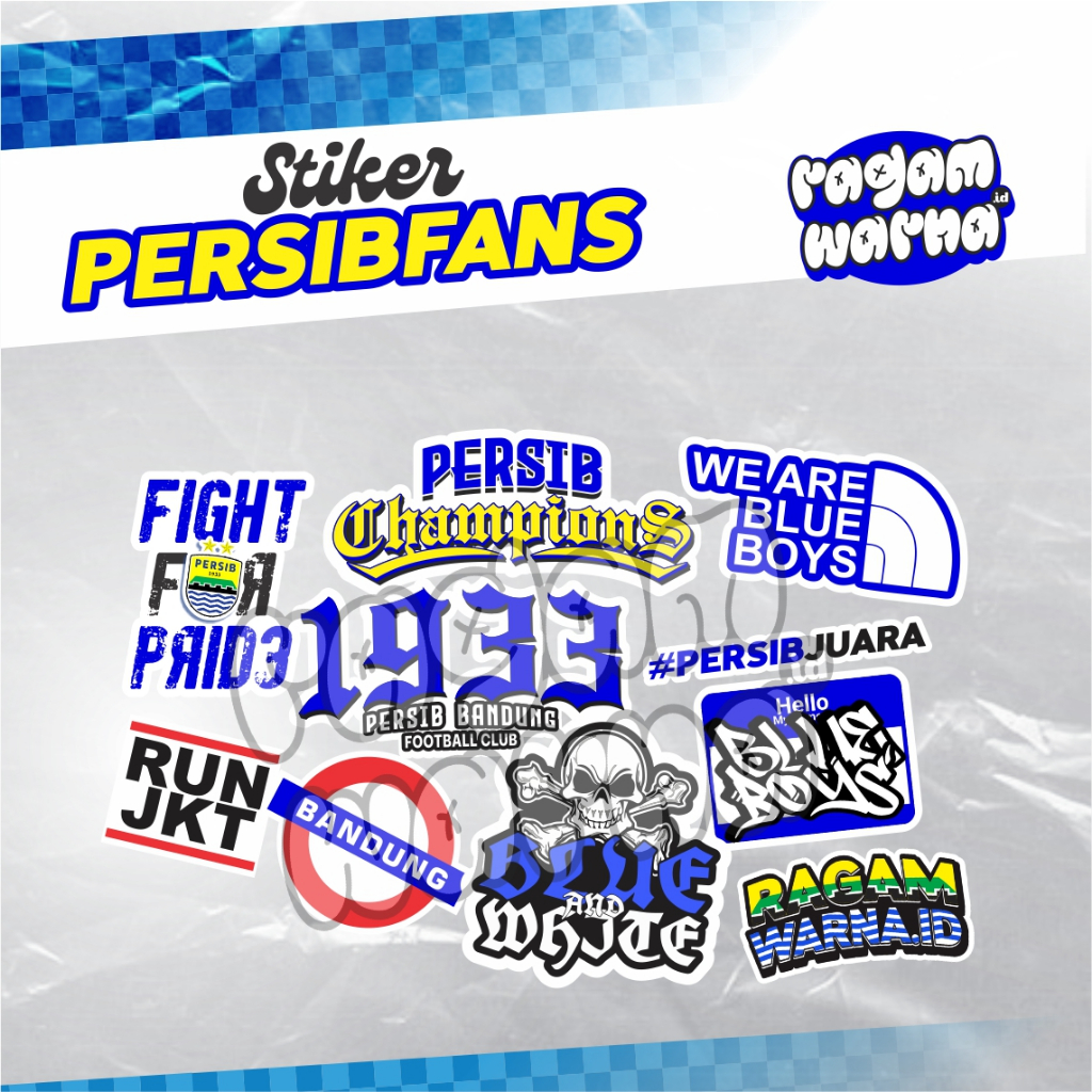 Jual Stiker Persib Fans Logo Sticker, Sticker Helm, Sticker laptop ...