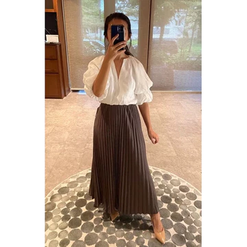 Rok Plisket Hyget Premium Mayung Dan Tebal