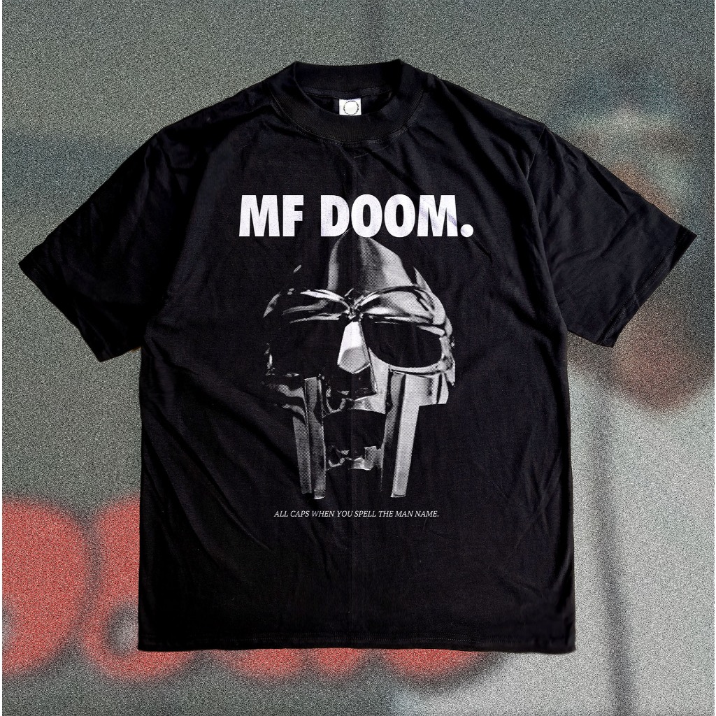 Jual MF DOOM Heavyweight 16s - Kaos Band Merch MF DOOM Heavy Cotton ...