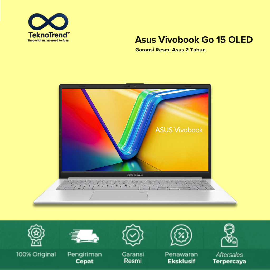 Jual ASUS VIVOBOOK GO 15 R3 E1504FA R3-7320U 16GB/512GB 15.6