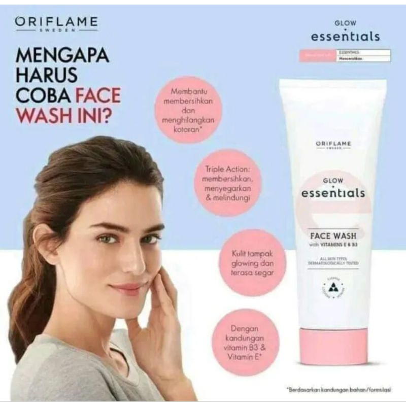 Jual Face Wash Glow Essensial - Mask and Scrub Glow Essensial dengan