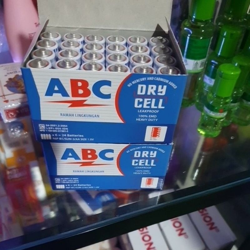 Jual Baterai Jam merek ABC 1 pak isi 24 pcs. Baterai A2 | Shopee Indonesia
