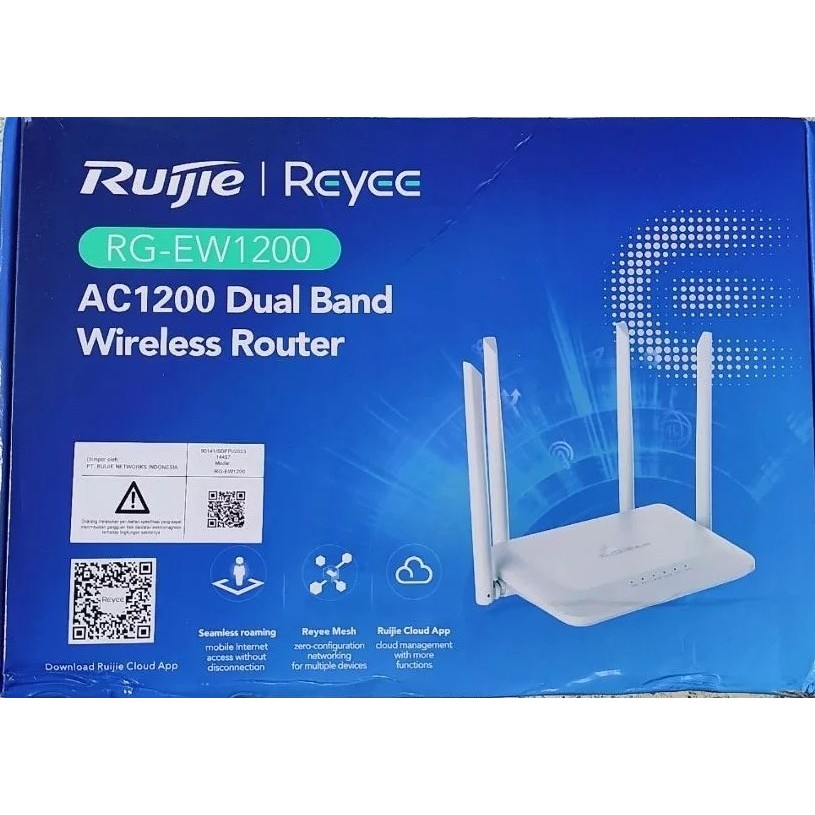 Jual Ruijie Reyee RG EW1200 Dual Band Wireless Mesh WiFi Router 1200M ...