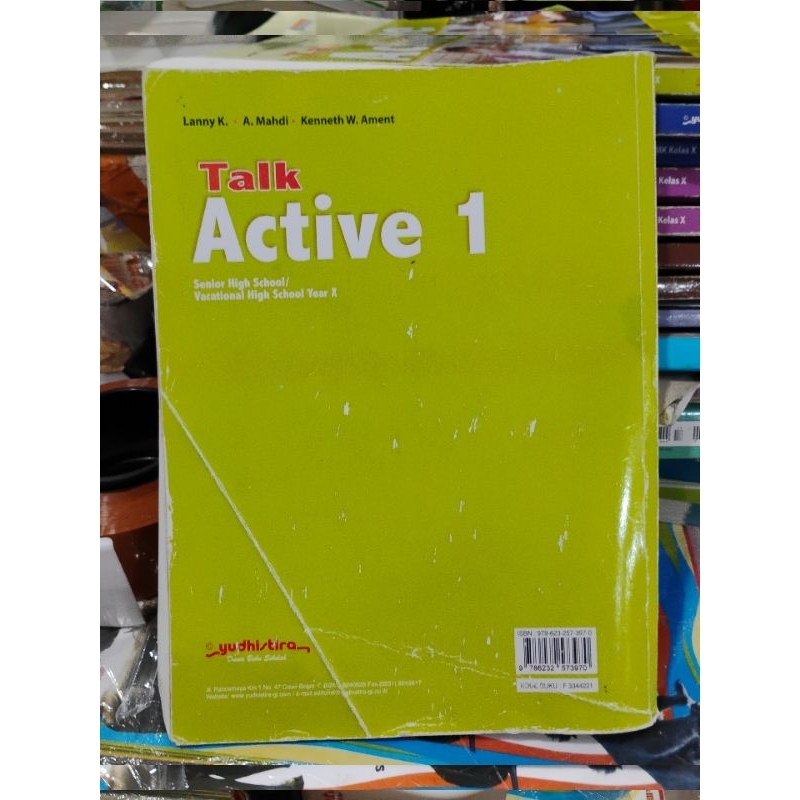 Jual Buku TALK ACTIVE 1 SENIOR HIGH SCHOOL YEAR X KURIKULUM MERDEKA ...