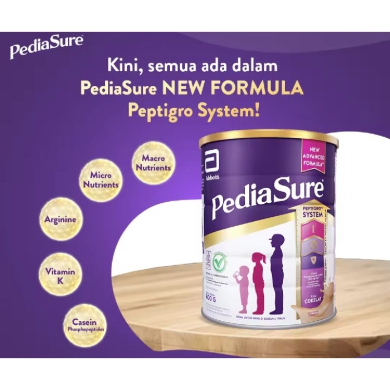 Jual Pediasure Coklat 800 gr Susu Pediasure Triplesure rasa Cokelat 800 ...