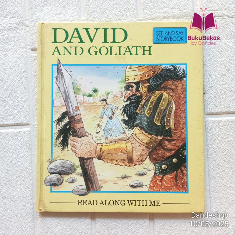 Jual David and Goliath - Read Along With Me See and Say Storybook ...