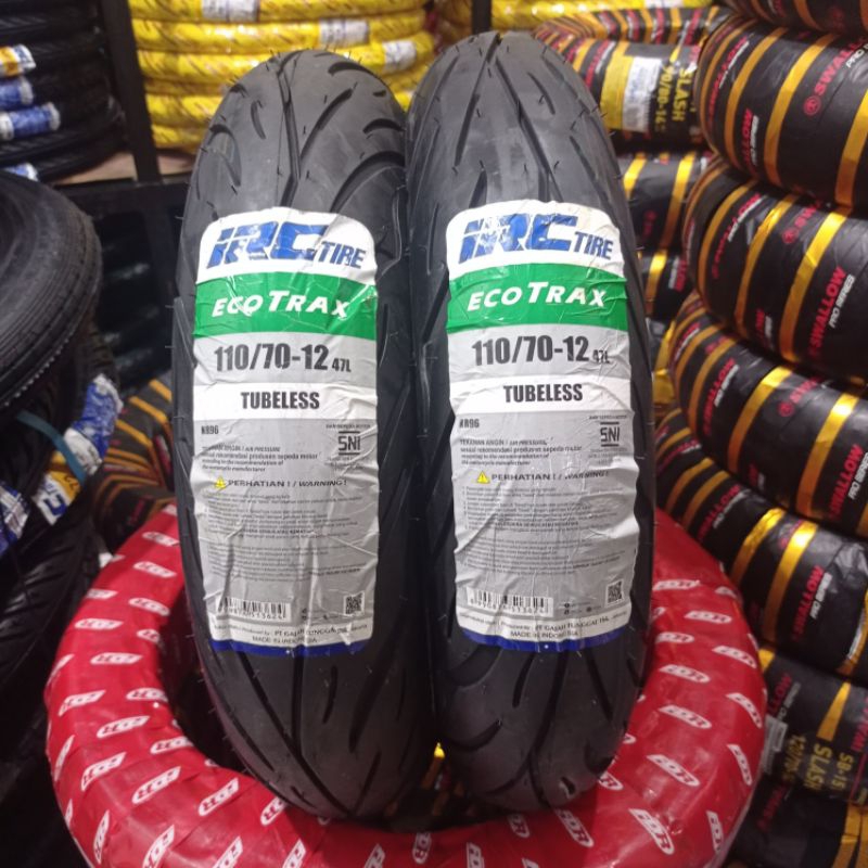 Jual BAN TUBLES IRC ECOTRAX 110/70-12 ORIGINAL 100% GREND FILANO ...