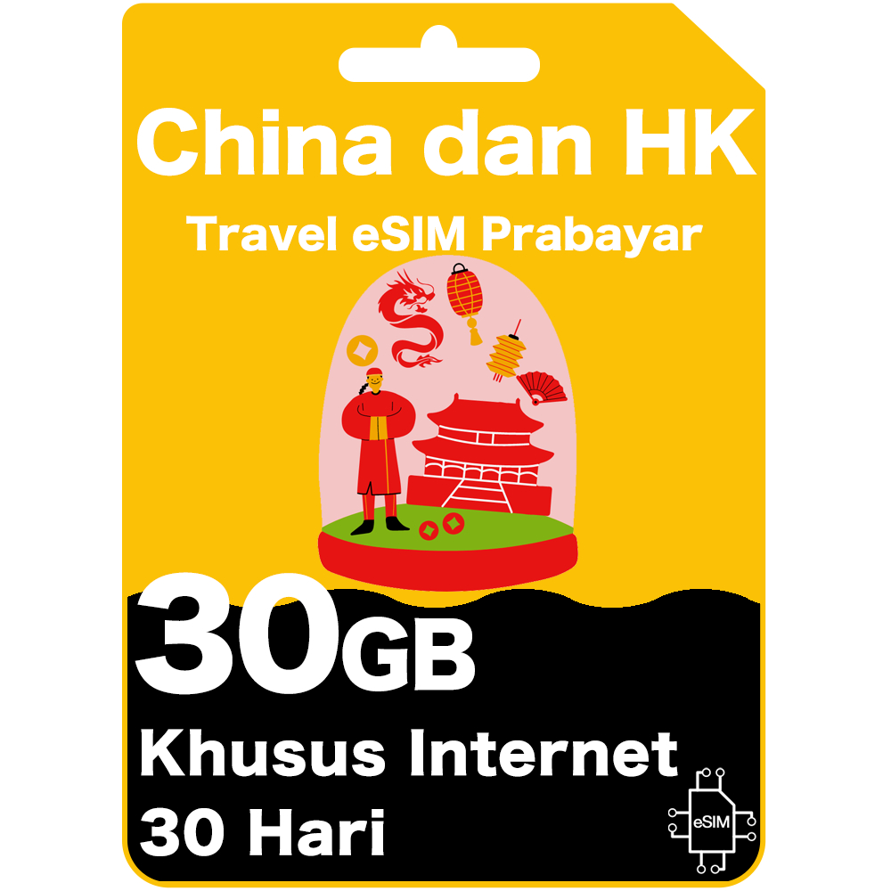 Jual eSIM China Hong Kong Macau - up to 30GB | 4G/5G Speed | Instant ...